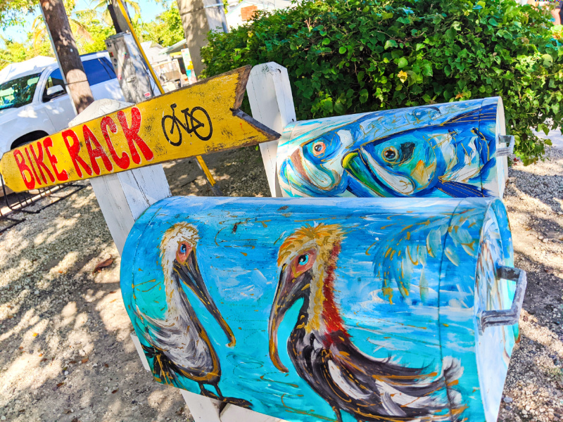 Painted Mailboxes at Robbies of Islamorada Florida Keys 2020 1