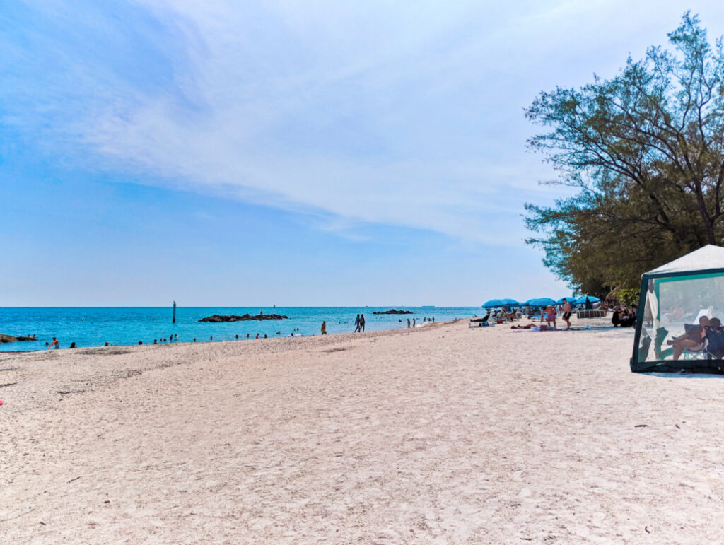 Beach at Fort Zachary Taylor State Park Key West Florida Keys 1