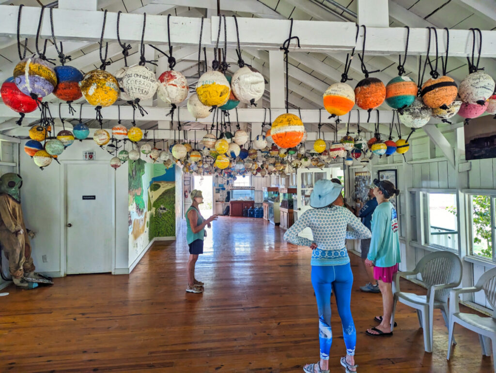 Bouys in Mess Hall at Historic Pigeon Key Middle Keys Florida Keys 2