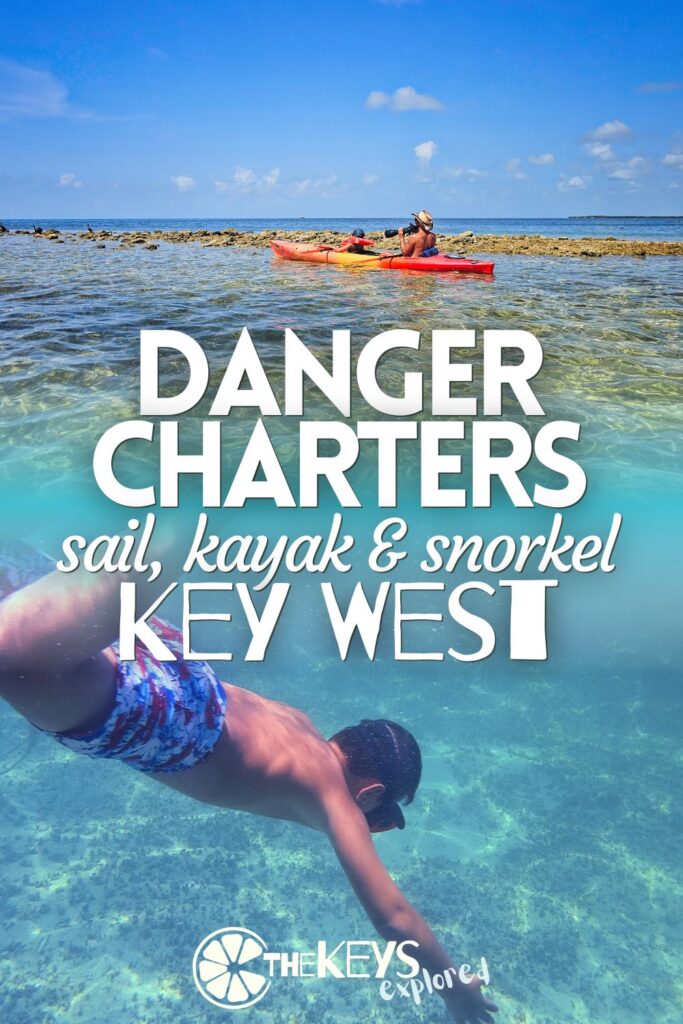 Danger Charters in Key West offers a really unique tour that you can't miss. This sail boat trip with kayaking and snorkeling in the Key West National Wildlife Refuge is really incredible and not to be missed.