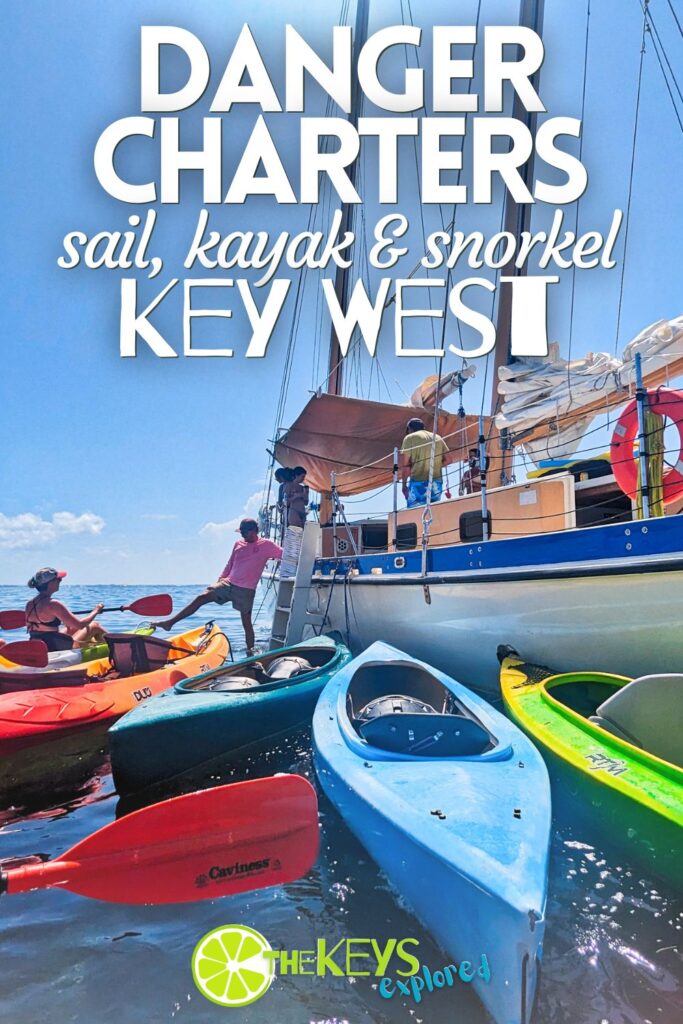 Danger Charters in Key West offers a really unique tour that you can't miss. This sail boat trip with kayaking and snorkeling in the Key West National Wildlife Refuge is really incredible and not to be missed.