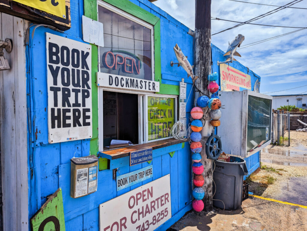 Dockmaster Office for Starfish Snorkeling Tour Marathon Florida Keys 1