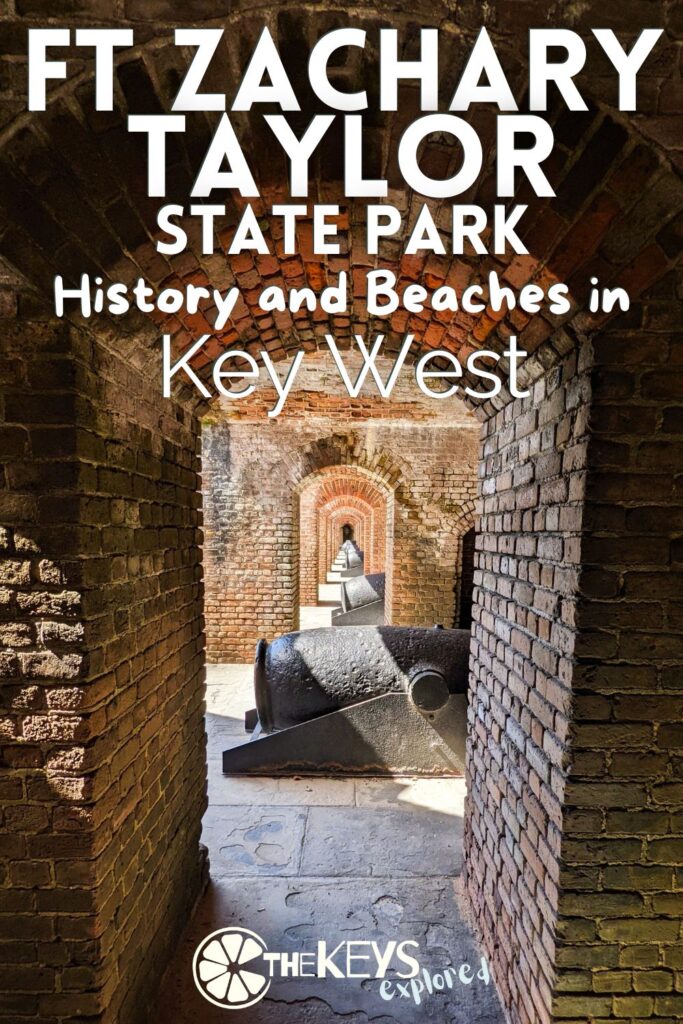 Fort Zachary Taylor State Park is a favorite place for having beach days in Key West. Complete with white sand, snorkeling, trails and a historic fort, see what you need to know and plan for to visit Fort Zachary Taylor when you come to the Florida Keys.