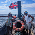 Rob and Kelly on African Queen Boat Tour from Key Largo Florida Keys 1