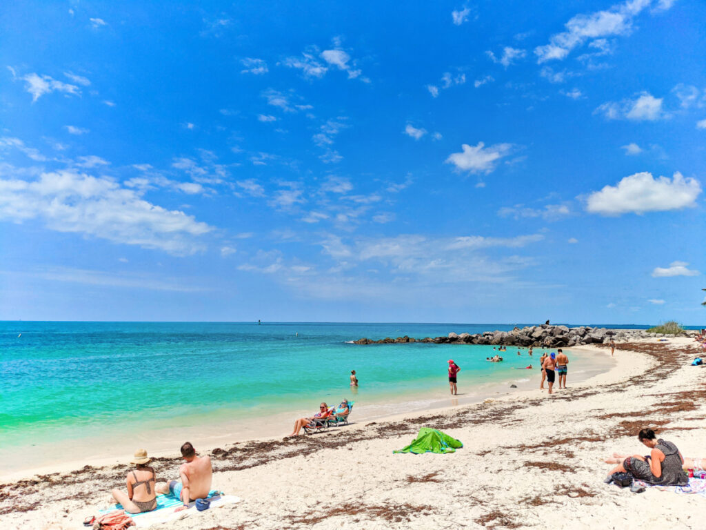 Swimming Beach at Fort Zachary Taylor State Park Key West Florida Keys 1