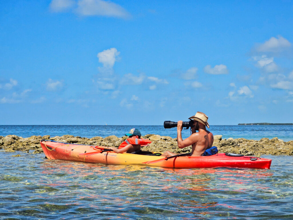 Taylor Family Kayaking with Danger Charters in Key West National Wildlife Refuge Florida Keys 10