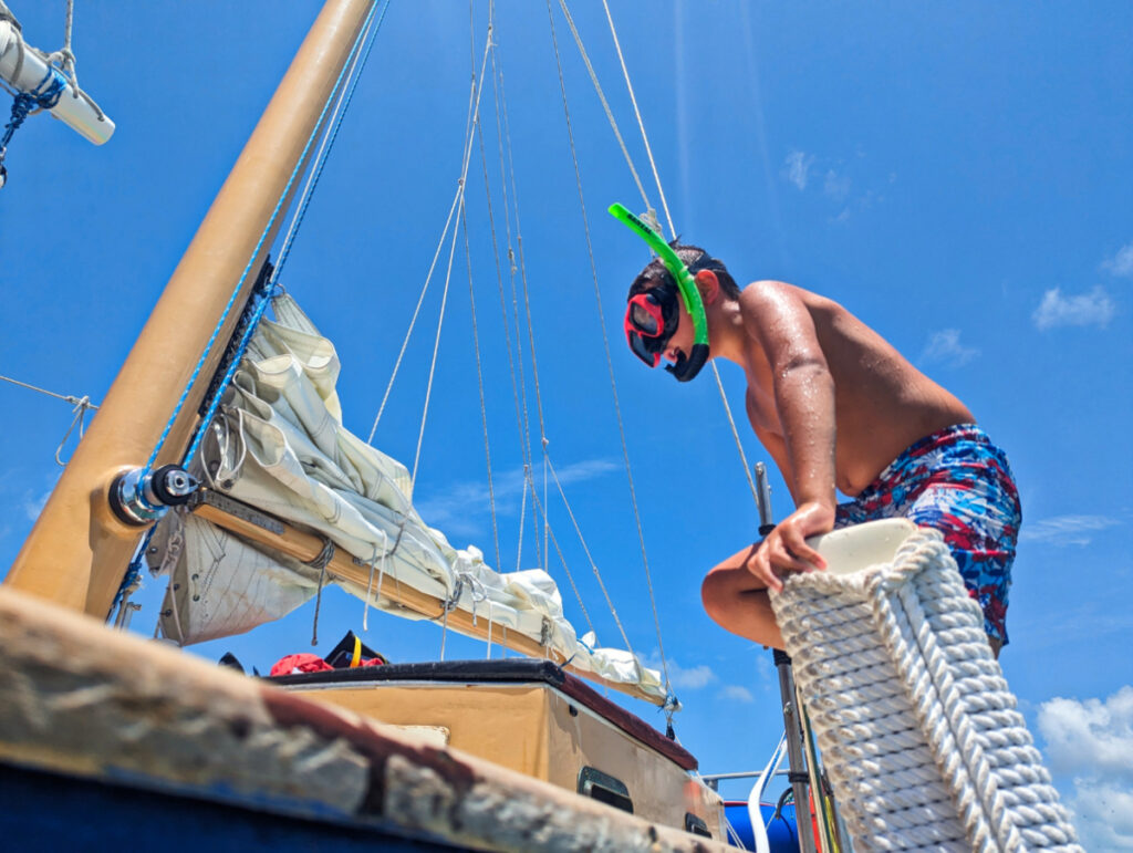 Taylor Family on Danger Charters Sailing Trip Key West Florida Keys 3