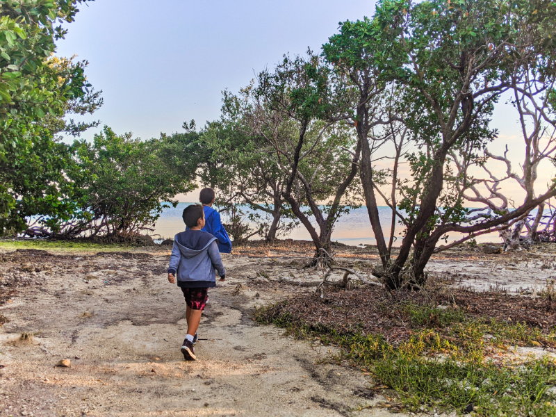 Taylor Family on Mangrove Trail at Ocean Pointe Suites Key Largo Florida Keys 2020 1