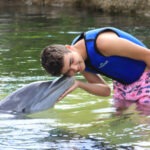 Taylor Family swimming at Dolphins Plus Key Largo Florida Keys 1