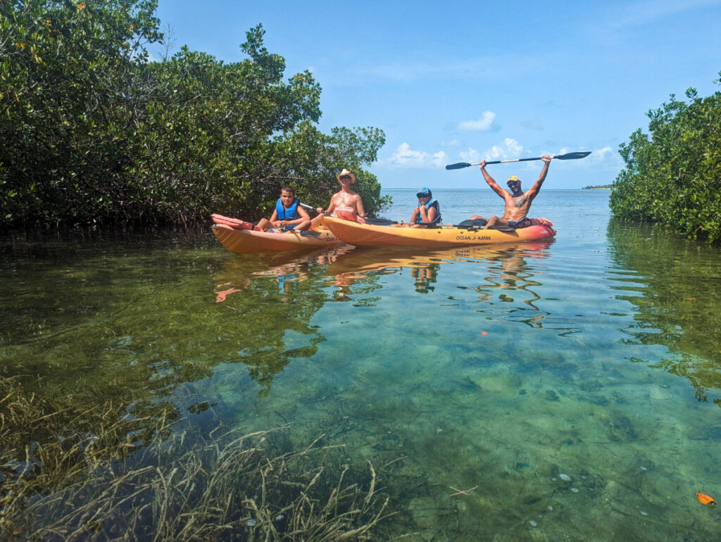 Full Taylor Family Kayaking with Key West Eco Tours Geiger Key Florida Keys 1