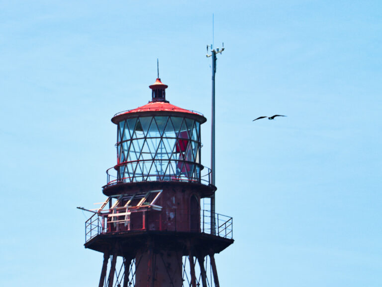 Lantern of Sombrero Key Lighthouse Marathon Florida Keys 1