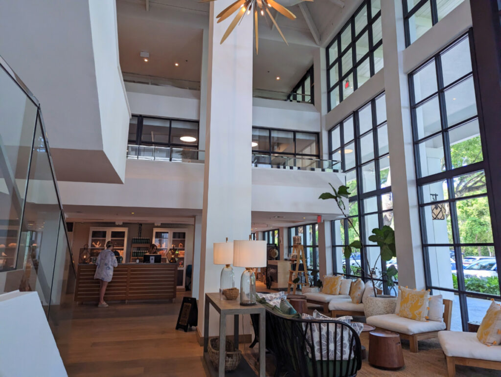 Lobby of Bakers Cay Resort Key Largo Florida Keys 1