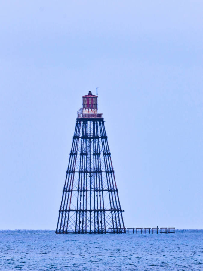 Sand Key Lighthouse from Sunset Watersports Snorkeling Trip Key West Florida Keys 2