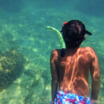 Taylor Family Underwater on Morning Snorkel Tour with Sunset Watersports Key West Florida Keys 1