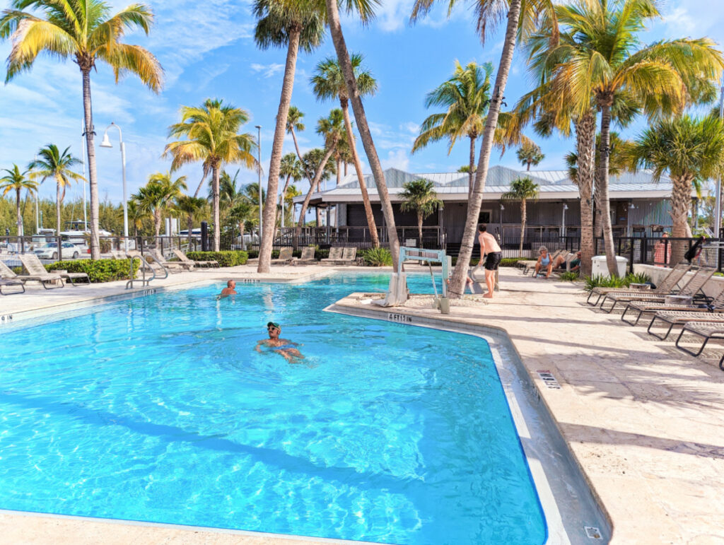 Rob Taylor in Swimming Pool at Perry Hotel Key West Florida Keys 5