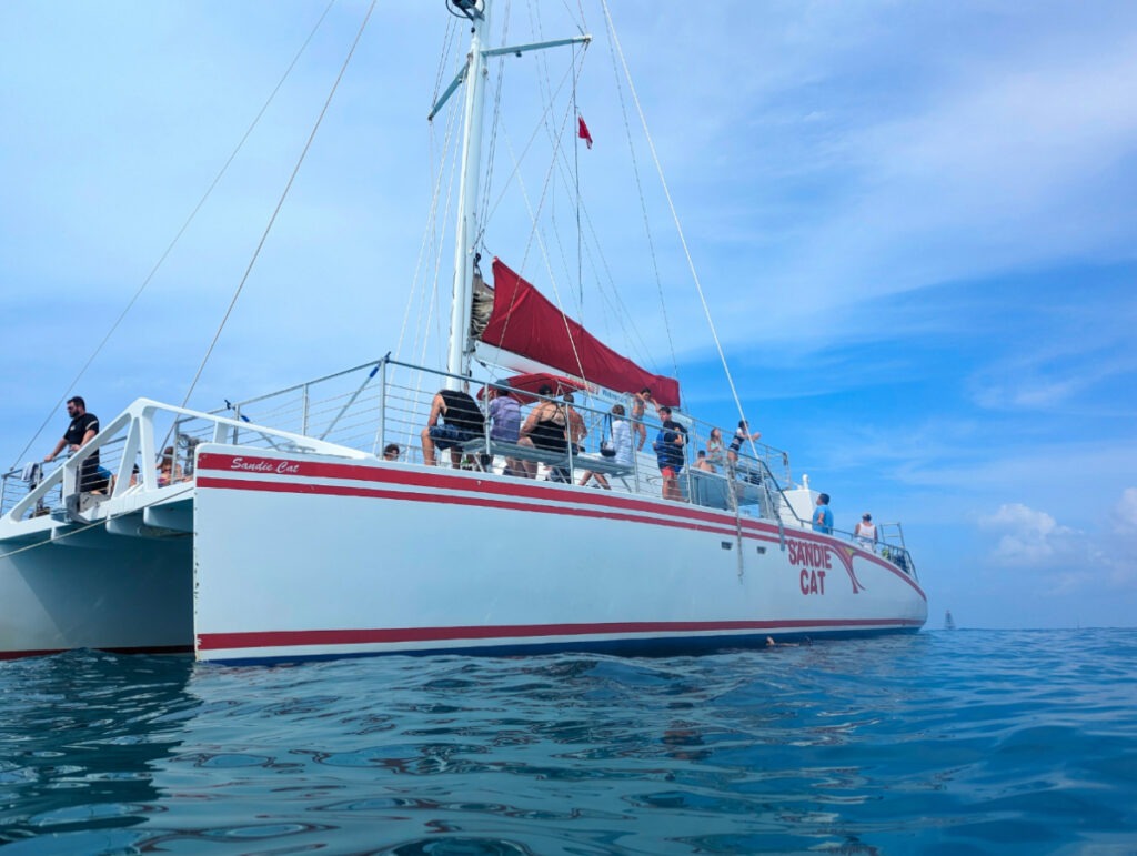 Sunset Watersports Catamaran snorkel at Sand Key Reef Lighthouse Key West Florida Keys 1