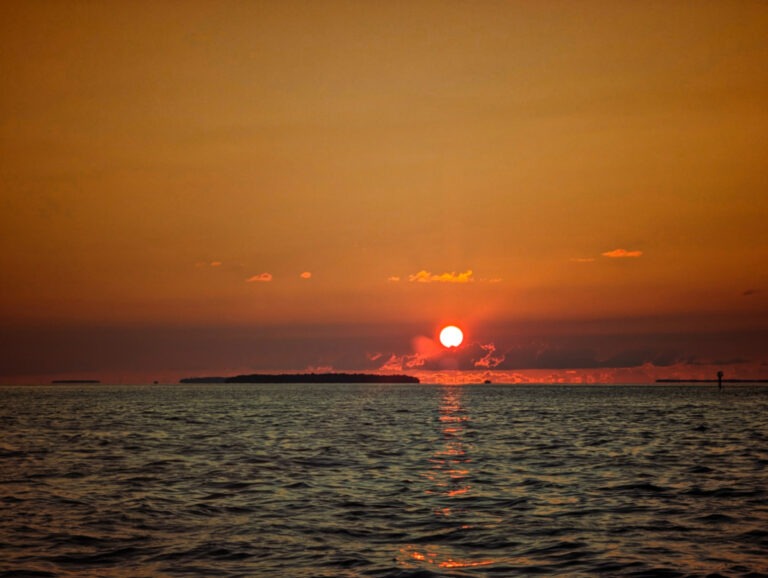 Sunset from Blu Q Honest Eco Tours Key West Florida Keys 1