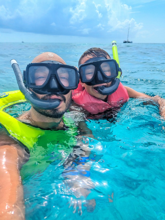 Taylor Family at Sunset Watersports Catamaran snorkel at Sand Key Reef Lighthouse Key West Florida Keys 2