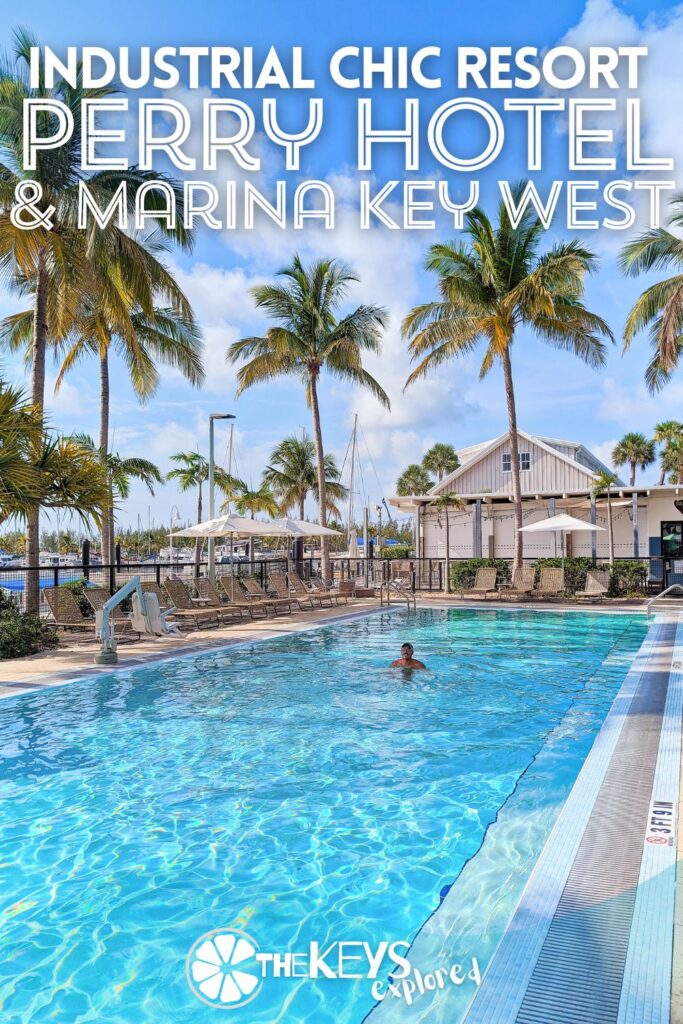 The Perry Hotel and Marina in Key West is a very different sort of pick when you're in the Florida Keys. Located on Stock Island and being industrial chic, the Perry Hotel is spacious and unlike any other Key West accommodations we've had.