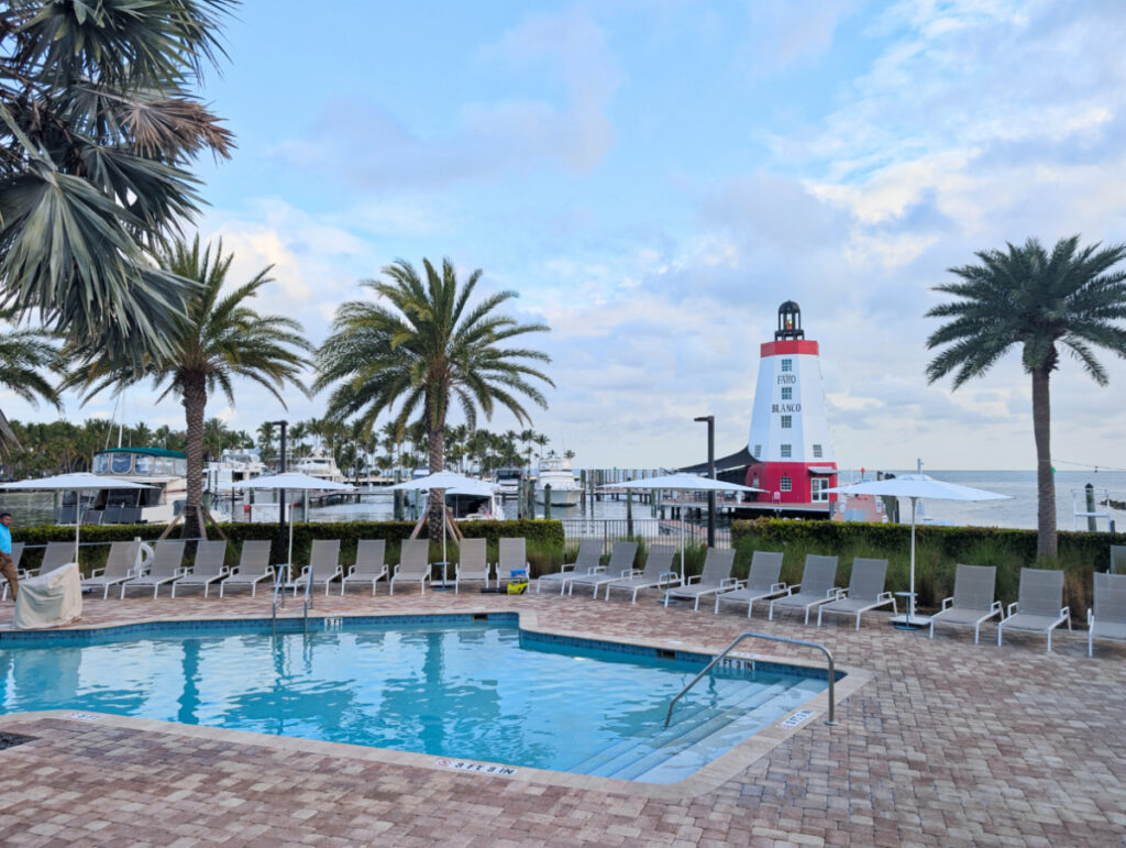 Marina Swimming Pool at Faro Blanco Resort Marathon Florida Keys 2