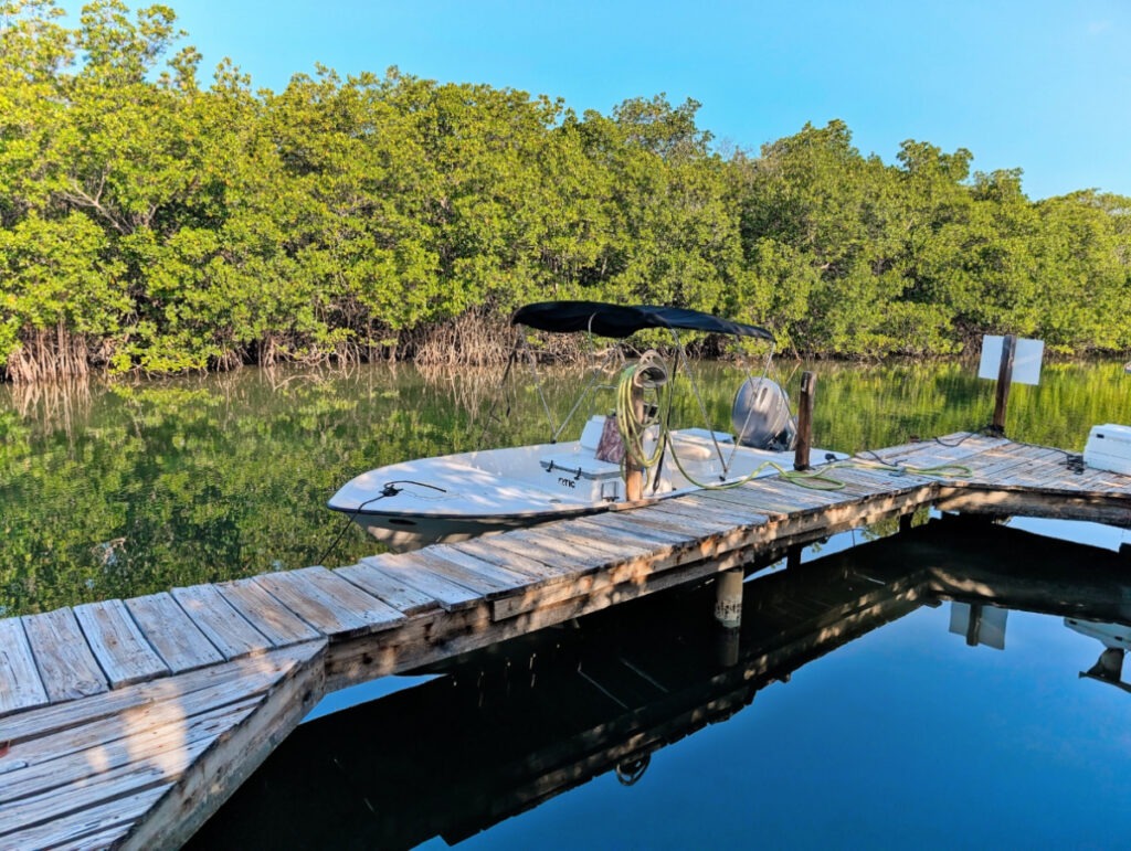Carolina Skiff Boat at Florida Keys Boat Rentals at Robbies of Islamorada Florida Keys 1