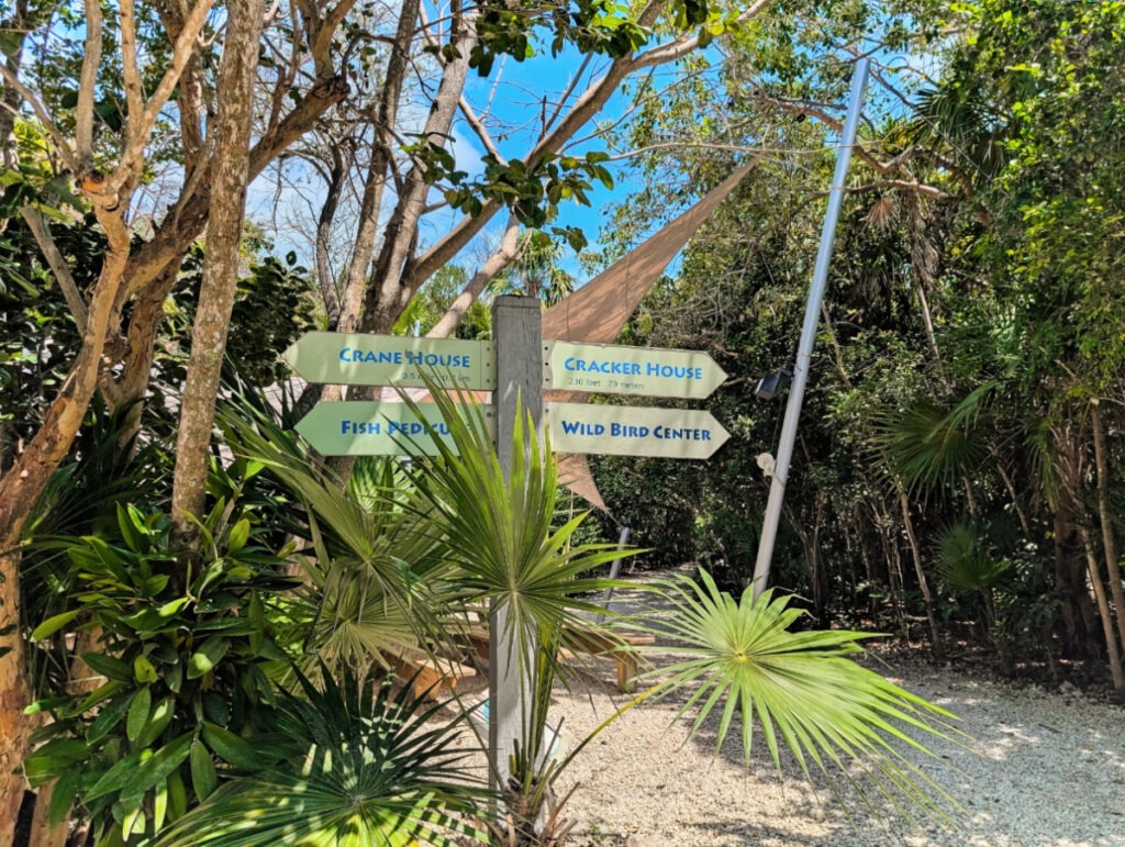 Directional Sign of Crane Point Hammock Preserve Marathon Florida Keys 1