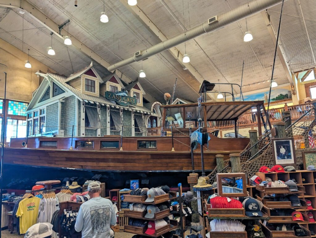 Hemingway Boat Pilar inside Bass Pro Shop World Wide Sportsman Islamorada Florida Keys 1