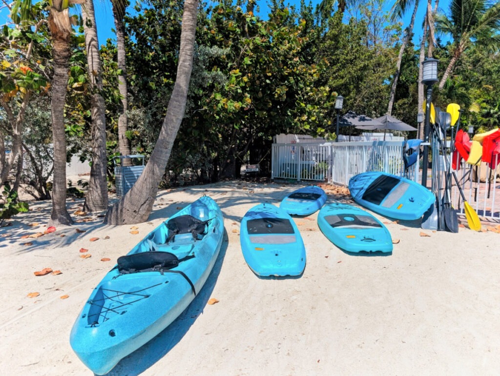 Kayak and SUPs at Bayside Inn Key Largo Florida Keys 1