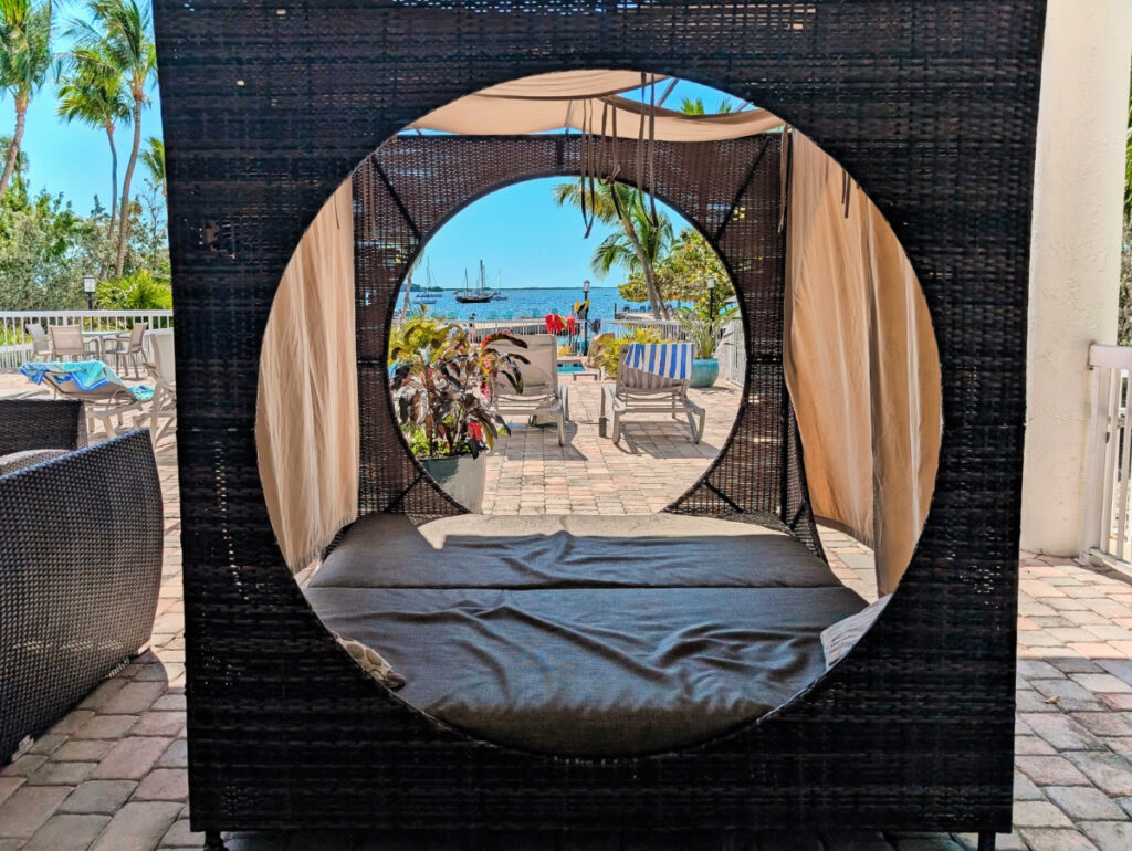 Pool Patio area at Bayside Inn Key Largo Florida Keys 1