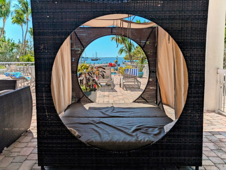 Pool Patio area at Bayside Inn Key Largo Florida Keys 1