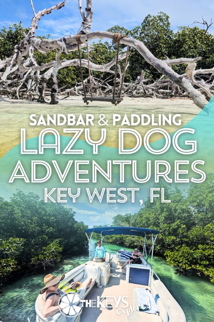 The sandbar charter with Lazy Dog Adventures in Key West is a great way to enjoy a day on the water paddling, snorkeling and having an experience tailored to your group. See why a charter is a good budget option and what to expect exploring the backwaters of Key West with Lazy Dog Adventures.