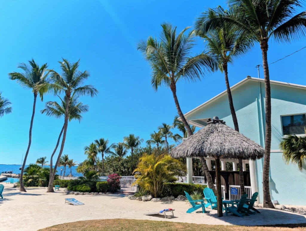 Sandy Beach area at Bayside Inn Key Largo Florida Keys 2