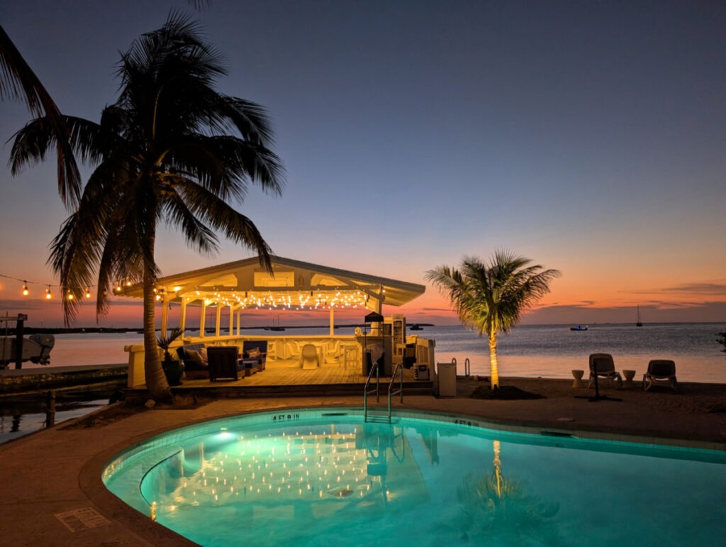 Sunset at Casa Morada Resort on Islamorada Florida Keys 2