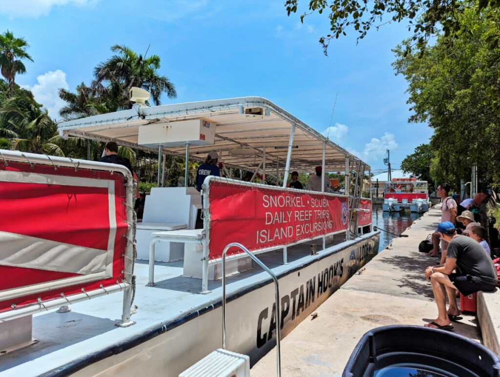 Dive Boat with Captain Hooks Looe Key Reef Snorkeling Big Pine Key Florida Keys 1