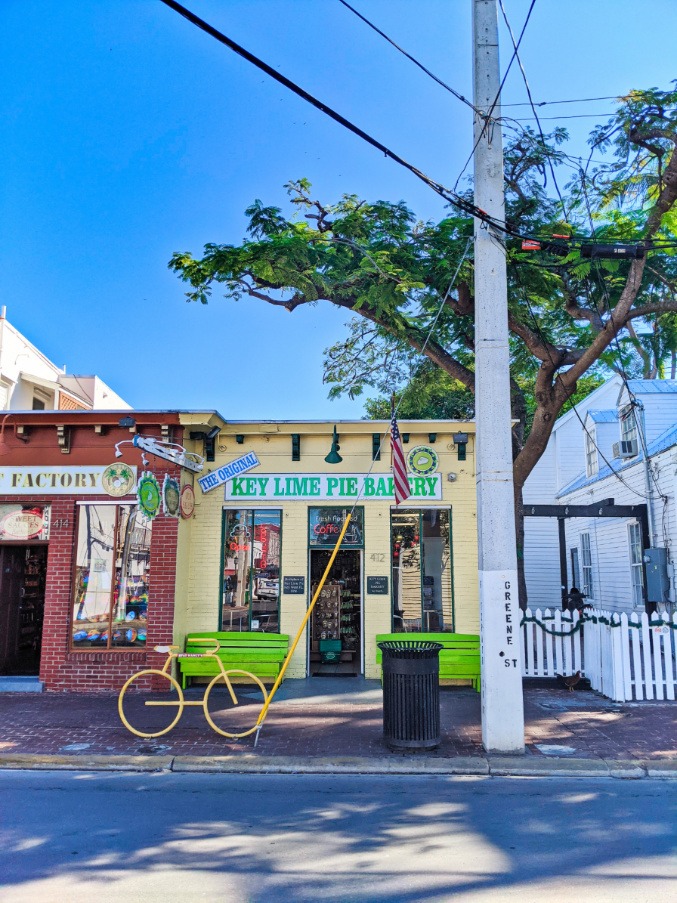 Exterior of The Original Key Lime Pie Bakery in Key West Florida Keys 2020 1