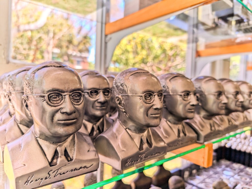Harry S Truman Busts at Truman Little White House Key West Florida Keys 1