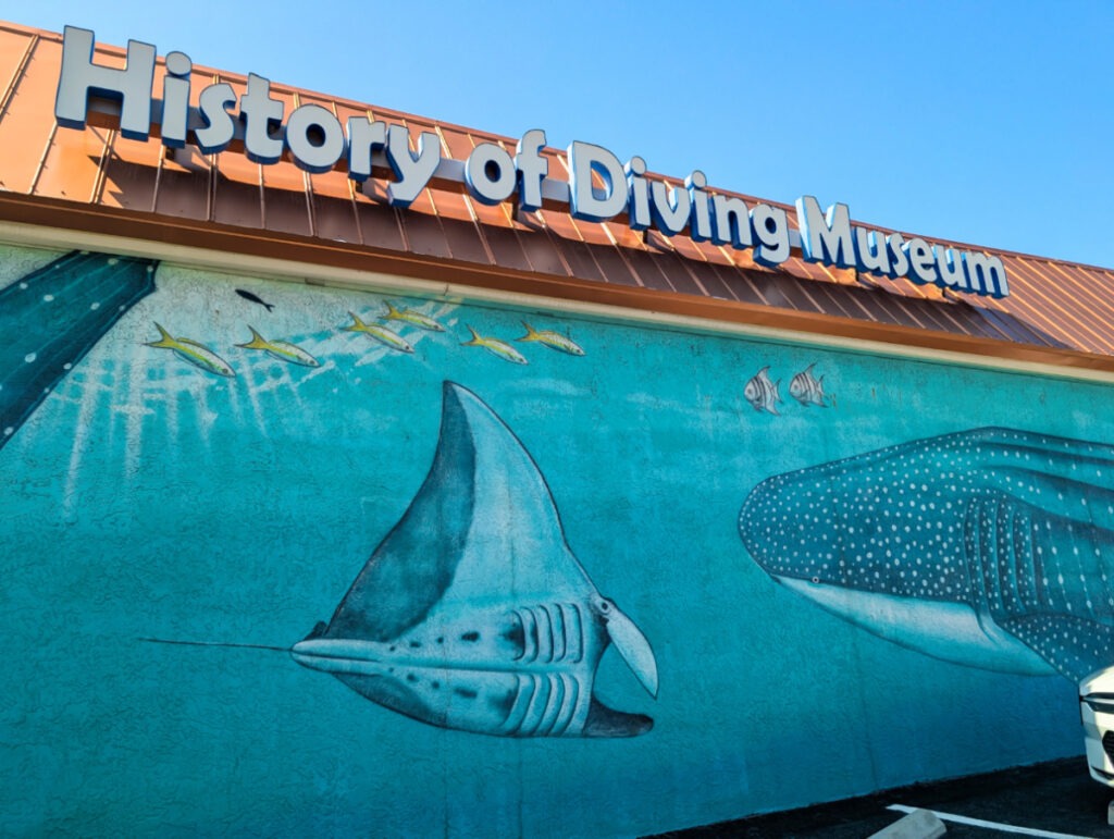 Manta Ray Mural at History of Diving Museum Islamorada Florida Keys 1