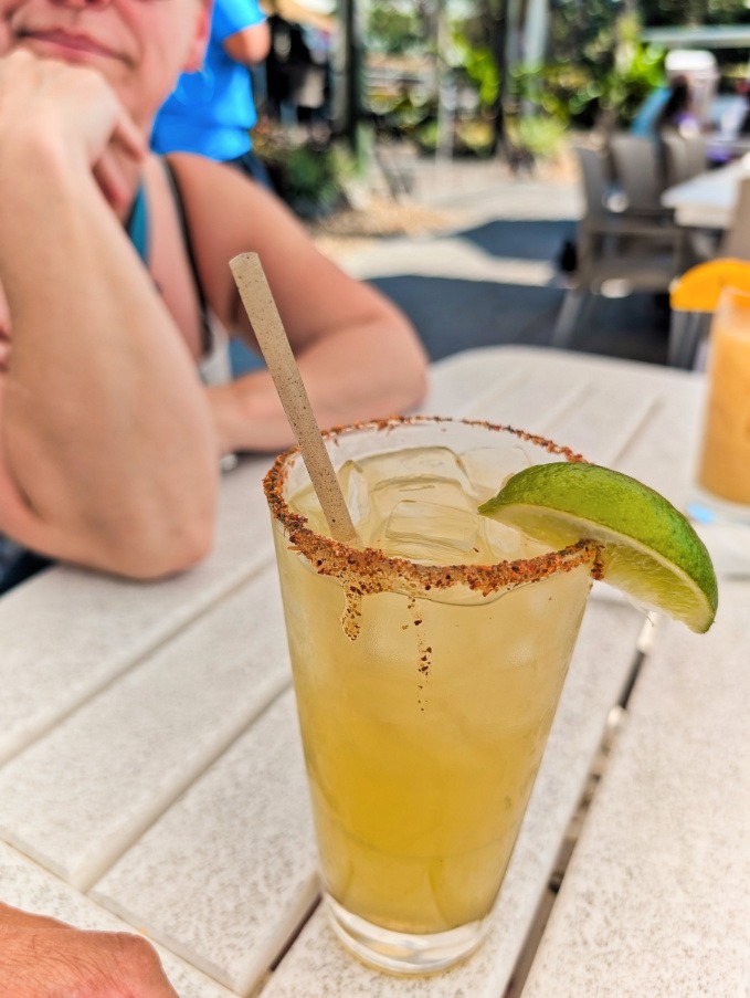 Margarita at Snooks Bayside Restaurant Key Largo Florida Keys 1