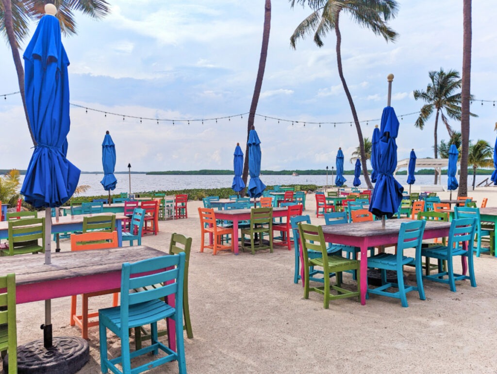 Outdoor Dining at Morada Bay Cafe Islamorada Florida Keys 1