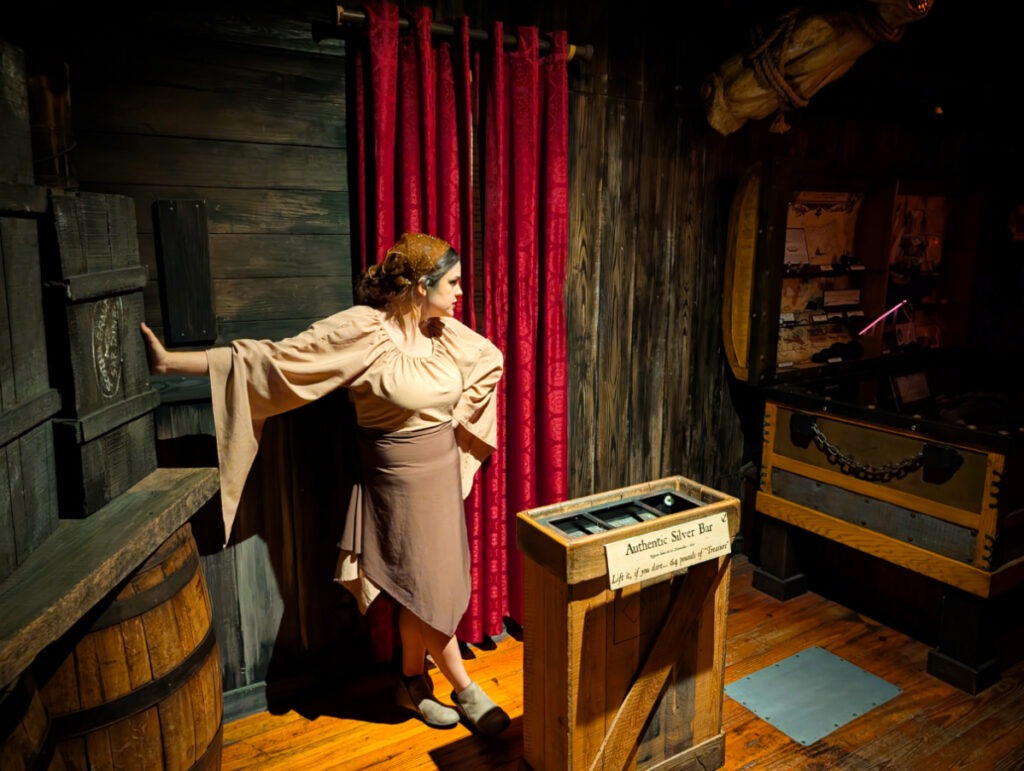 Tour Guide on Ghosts and Gravestones Tour in Shipwreck Museum in Key West Florida Keys 1