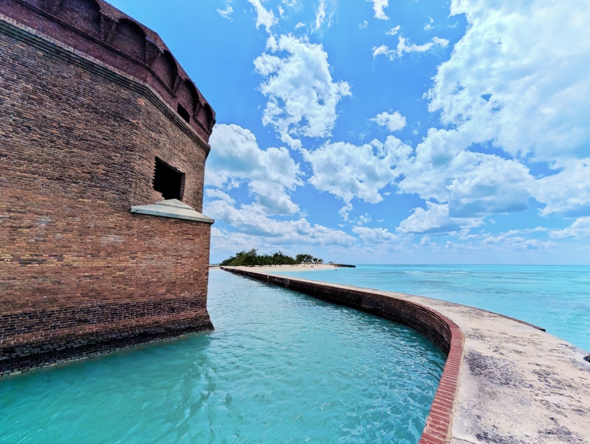 Turquoise waters around Dry Tortugas National Park Key West Florida Keys 1