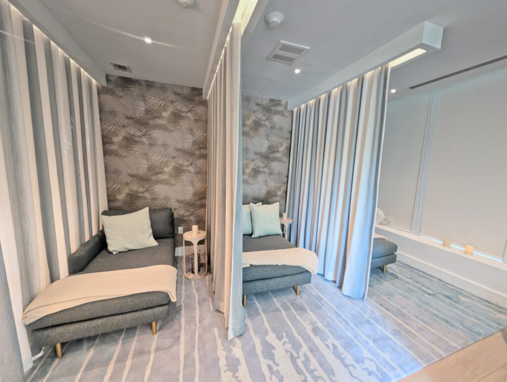 Indoor Relaxation Space at Ocean Spa at Faro Blanco Resort Marathon Florida Keys 1