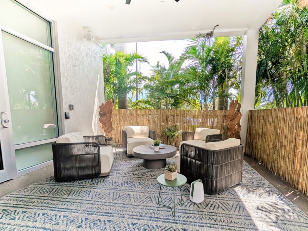 Outdoor Relaxation Space at Ocean Spa at Faro Blanco Resort Marathon Florida Keys 1