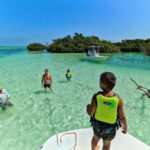 Taylor Family in Backwaters Sandbar with Island to Island Charters Key West Florida Keys 4