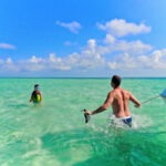 Taylor Family in Backwaters Sandbar with Island to Island Charters Key West Florida Keys 9