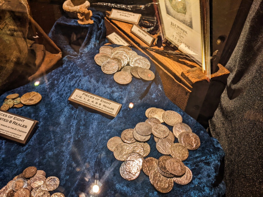 Treasure Exhibits in Key West Shipwreck and Treasure Museum Mallory Square Key West Florida Keys 1