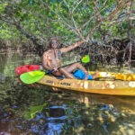 Rob Taylor Kayaking in mangroves with Key West Eco Tours at Key West National Wildlife Refuge Florida Keys 3