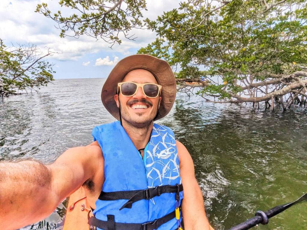 Rob Taylor kayaking at Biscayne National Park Florida 1