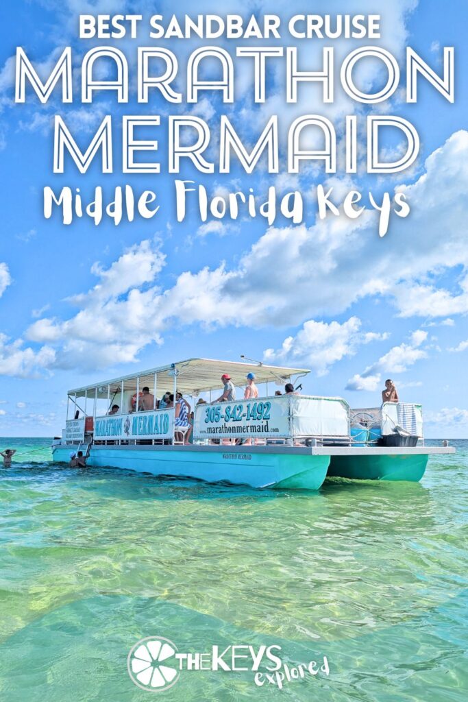 The Marathon Mermaid is the BEST sandbar cruise tour you'll find in the Middle Keys. With the most time spent out on the sandbar, a fantastic boat with lots of shade, and being wonderfully family friendly, see why YOU should add this to your Florida Keys trip.