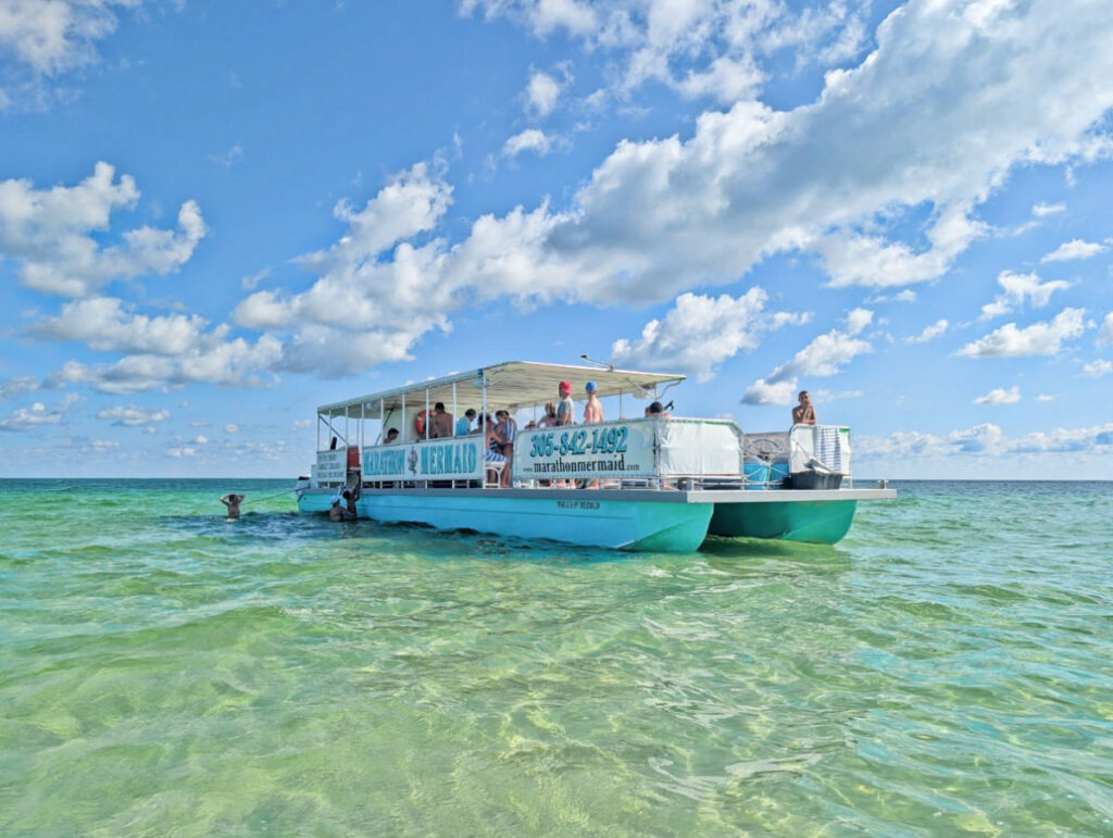 Catamaran Sandbar Tour with Marathon Mermaid Cruises Florida Keys 1